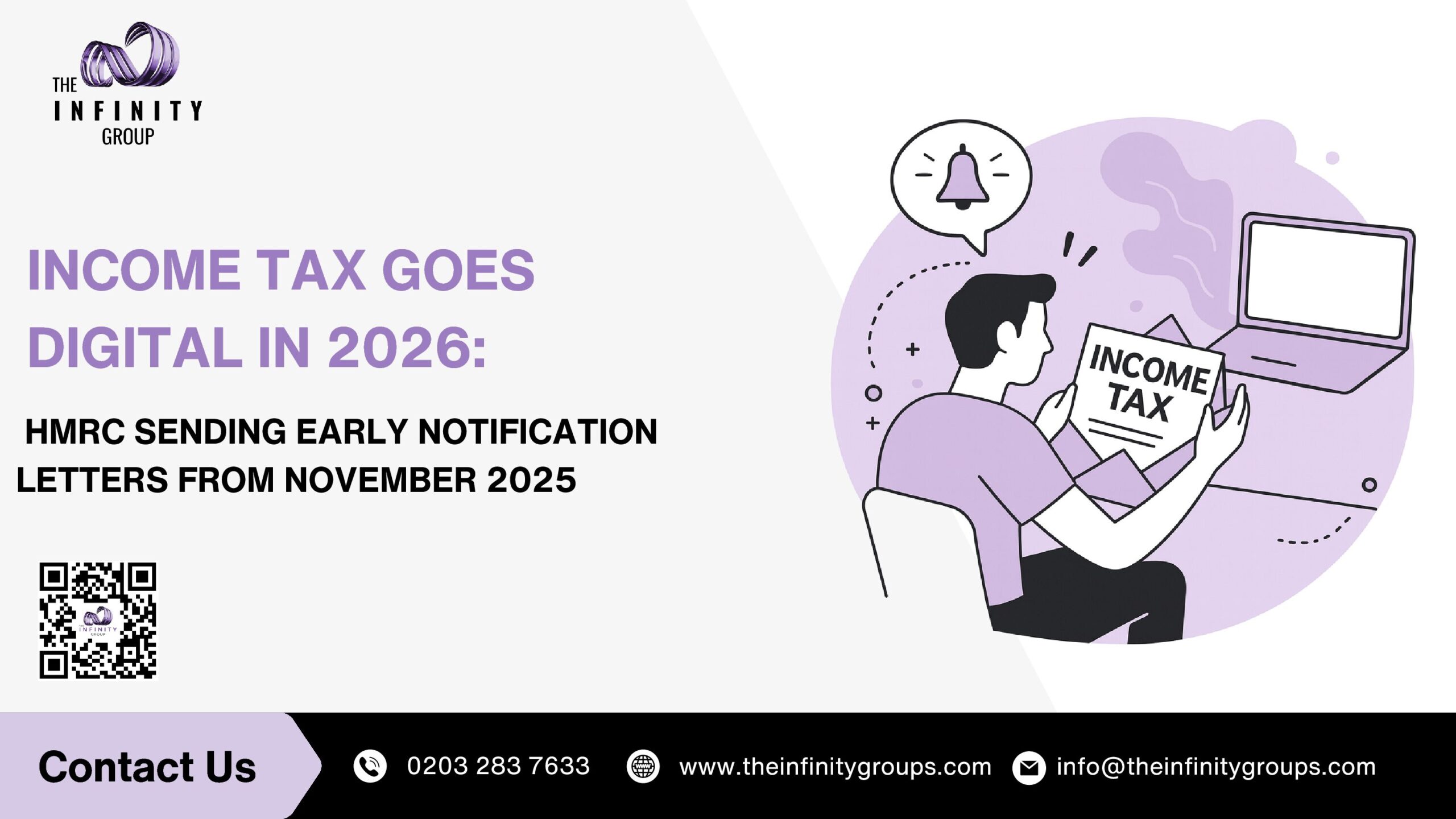 Income Tax Goes Digital in 2026: HMRC Sending Early Notification Letters From November 2025